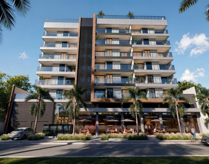 Fachada do empreendimento INIZIO Residencial